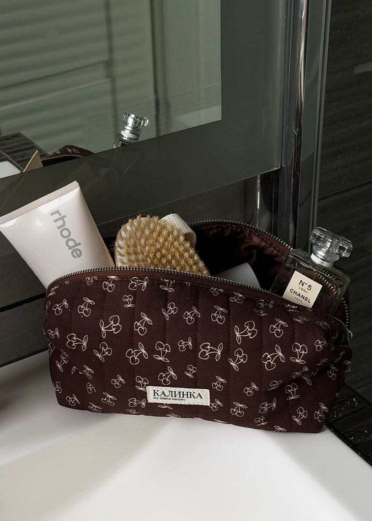 CHERRY COSMETIC BAG